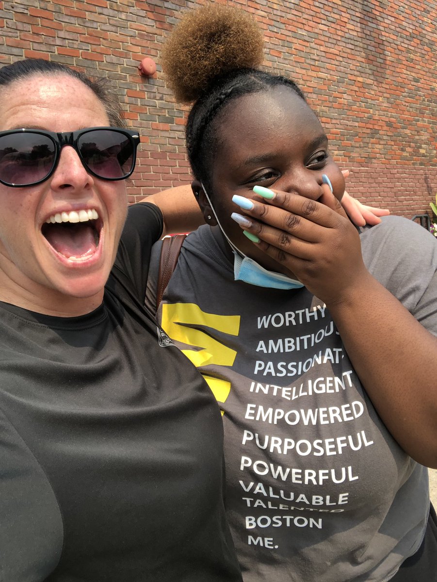 BCEengagement's tweet photo. #BCE loved the #positive ladies in our travels today #motivational #citykids #ouryouthourfuture #leaders #attireaffirmations #policepartnerships &amp; dialogue with Miss Alfreda @BCYFcenters #legendarylady #engagementeveryday #commUNITY https://t.co/4rvTaQwd4J