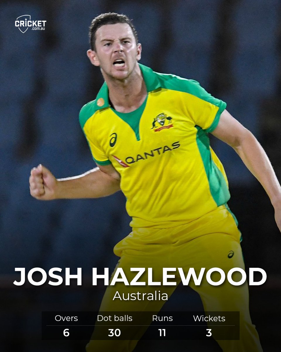 Australia's experienced quicks led by example in the first ODI! ⚡⚡ #WIvAUS