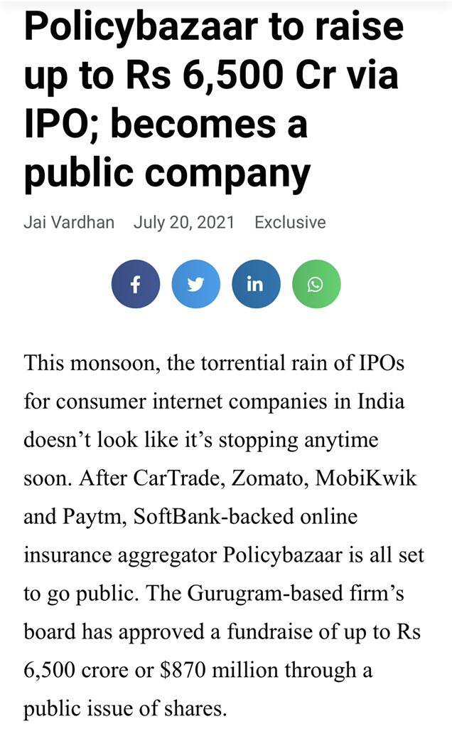 AimInvestments's tweet image. #PolicybazaarIPO @policybazaar