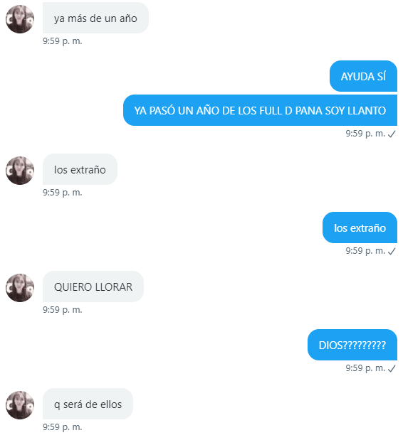 CONEXIÓN DE HERMANAS MIENTRAS EXTRAÑAMOS A LOS FULL D PANA