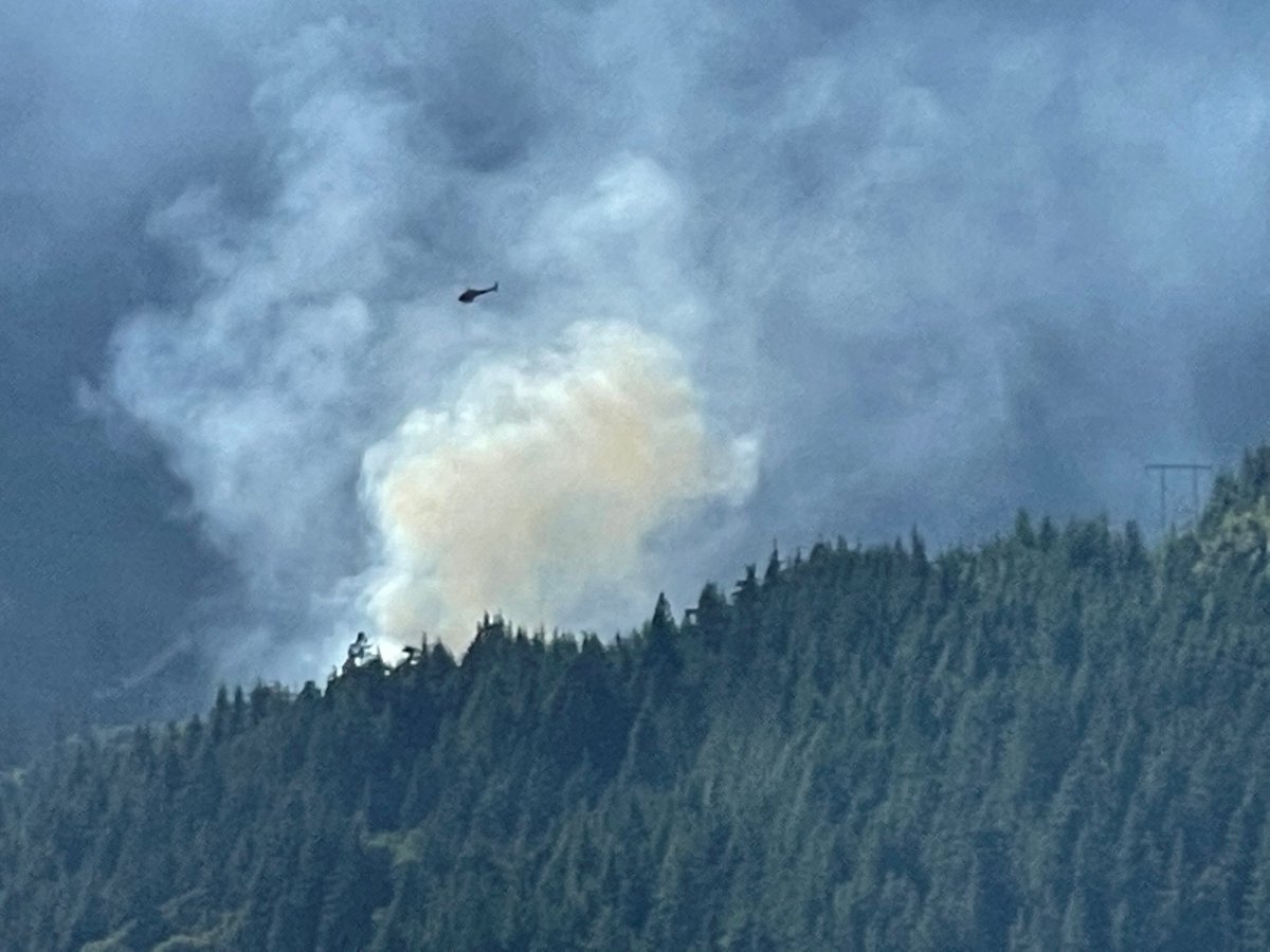 2874Iaff's tweet photo. Always a firefighter at heart 👨🚒
Off duty members spotted and reported a #wildfire near woodfibre. Wildfire crews are working on scene.
#SquamishFire https://t.co/P5lNiqBw4V