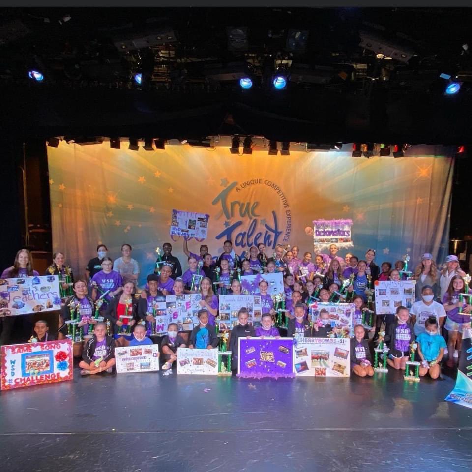 KellySargekel's tweet photo. Fantastic job by our dancers, coaches, parents &amp; staff @ True Talent Nationals in AC. Mostly Plats, congrats to Grace, Arianna A &amp; ‘Shatter Me’ for ‘True Plat’ scores. Huge trophies for our Tap program &amp; ‘Shatter Me’ production. #TrueTalentNationals #BackstageShenanigans https://t.co/MmsLPKkq7a