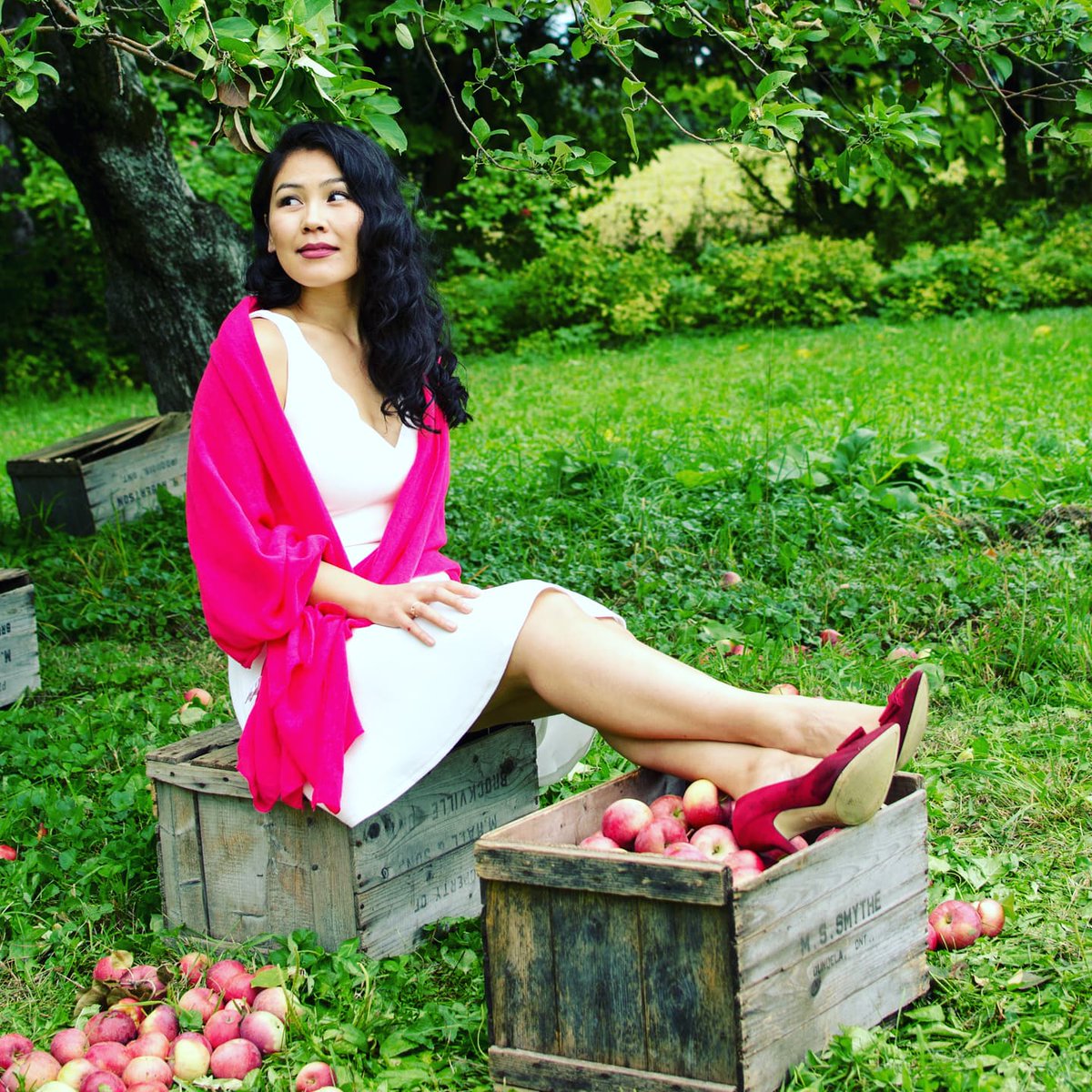 MendeeJC's tweet photo. Suddenly... it started raining apples... 🍎🍏😱

#appleseason #apples #appleorchard #photoshoot #outdoor #actorlife #modeling #applepicking #apple #autumn #fallvibes #appletree #appleseason  #nature #autumnvibes #fruit #photography

📸 @frozenphotographyottawa
💃 @OuterHealth https://t.co/i5vFk4wFgd