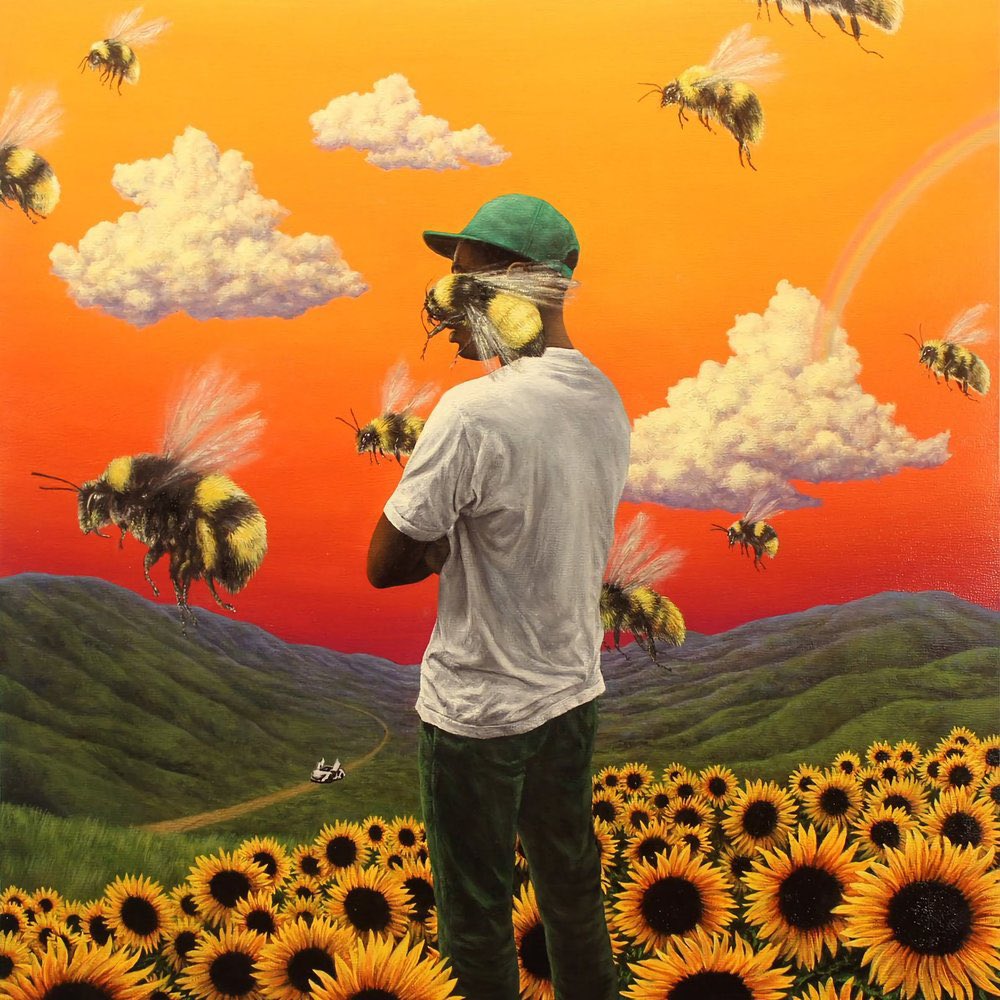 STRAPPEDUS's tweet photo. 4 years ago today, Tyler The Creator released his fourth studio album ‘Flower Boy’ 🐝

What’s your favorite song on the album? 💽 https://t.co/V8zccig8Kv