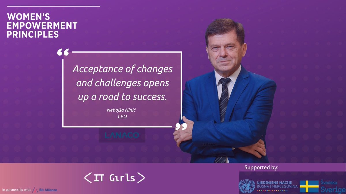 Thirty years of existence have been marked by respect for the principles of equality and equity.
They are <a href="/LanacoCompany/">LANACO</a> one of the largest companies in Bosnia and Herzegovina.
<a href="/UNDPBiH/">UNDP in Bosnia and Herzegovina</a> <a href="/UNICEFBiH/">UNICEF BiH</a> <a href="/unwomenbih/">UN Women BiH</a> <a href="/SwedenBiH/">Sweden in BiH</a>