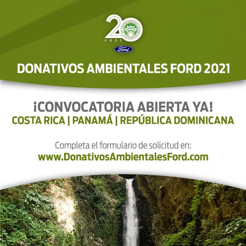 Ford_CA's tweet photo. ¡#DonativosAmbientalesFord regresa y queremos que seas parte de este programa donde se otorgarán $50,000 a proyectos comunitarios ambientales en Panamá, República Dominicana y Costa Rica!
