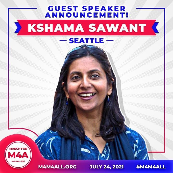 <a href="/RedBeretsM4All/">#LoveWarrior #TruthJusticeLove</a> <a href="/AliKaung/">Muhammad Ali Kaung</a> <a href="/krystalball/">Krystal Ball</a> <a href="/WholeWashington/">Whole Washington 🍎</a> <a href="/TheRagtagBand/">TheRagtagBand ® 🏴‍☠️</a> <a href="/SabbySabs2/">Sabby Sabs</a> <a href="/M4M4ALL/">March for Medicare for All</a> <a href="/HCNow/">Healthcare-NOW!</a> <a href="/cmkshama/">Kshama Sawant</a> <a href="/M4M4ALL/">March for Medicare for All</a>_Seattle <a href="/M4m4allC/">@M4M4ALL_Chi</a> Yes! Imo she (Kshama) is and has done more for the bill than most electeds. At least she is marching and speaking for @M4M4ALL. Is the bill sponsor speaking? 🤔