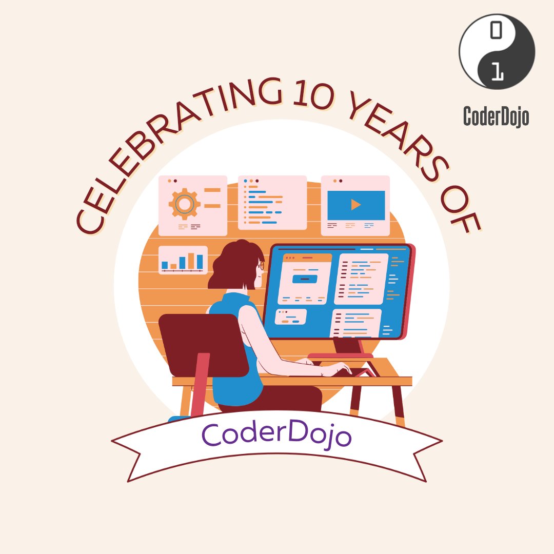 exstemplar's tweet image. #HappyBirthdayCoderDojo
Join the 20 min live steam this Friday, 23July at 3:30pm IST
@ youtu.be/YnRqlw02hQE
.
Find more about CoderDojo here: coderdojo.com