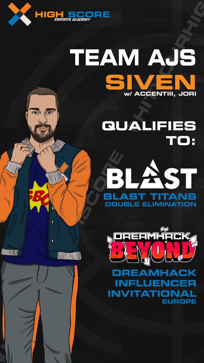 Highscore_gg's tweet image. Congratulazioni a @Siven_san🇮🇹 che, assieme ai due nuovi compagni @X22jORI🇳🇱 e @accented_yxN🇩🇪 (team @AJSAPEX), si qualifica per due eventi internazionali di notevole importanza:

🇪🇺 DreamHack Influencer Invitational - EU ($10,000)
🇪🇺 BLAST Titans: Double Elimination ($23,500)