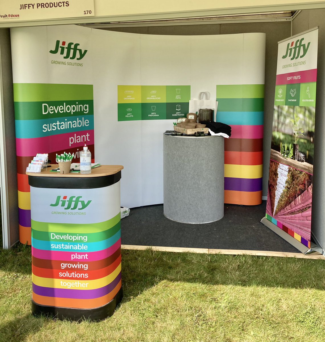 StephenJoGo's tweet photo. Come visit Jiffy Products at Fruit Focus today. Stand 170.
Discuss any growbag, substrate or propagation requirements or just come and say hello.

@JIFFYGROUP @FruitFocus https://t.co/mjpCNuRK4N