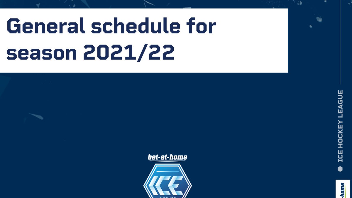 Bet-At-Home Ice Hockey League On Twitter: "The General Schedule Of The Regular Season Of The @Betathomecom #Ice Until The #Iihf I Olympic Break In February 2022 Is Fixed. The 14 Teams Will