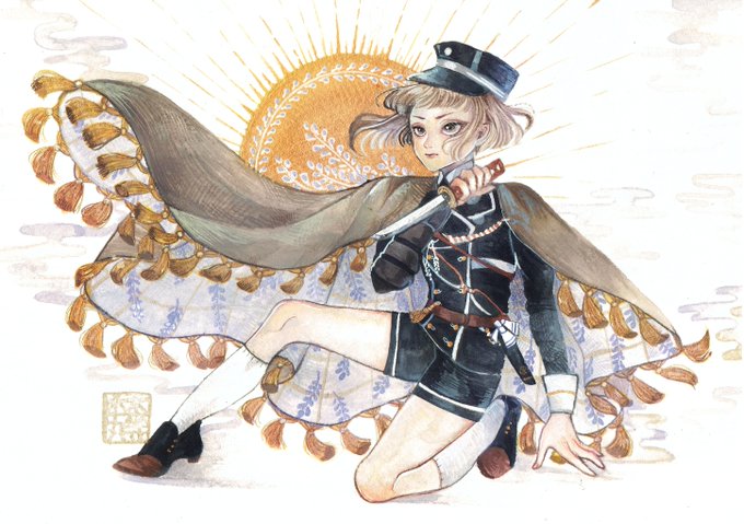 三日月宗近(刀剣乱舞) 「手癖で描いた三日月宗近」|森守7/30東5ノ45aの