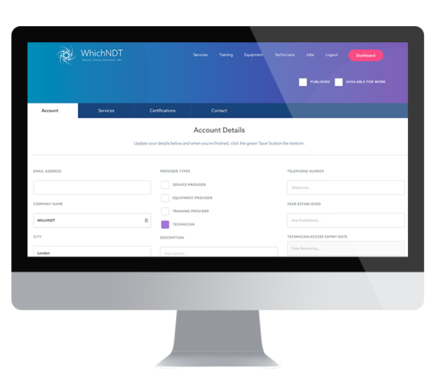 Have you checked out your new dashboard yet? 🧐

We have made some major improvements to our site so that all our providers can now manage, edit &amp; update their profile directly from their own dashboard!

Not part of our community? Sign up for FREE here: whichndt.com/signup