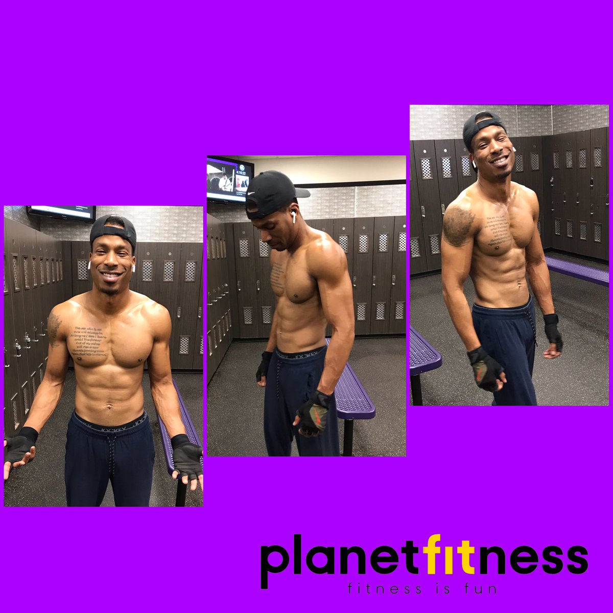 PhoenixHolley's tweet photo. Who said 3 AM is to early to workout?
Thanks @planetfitness 🙏🏾🏋🏽♂️😊
.
.
.
#planetfitness #blessed #thankful #grateful #inspirational #love #fitnessgoals #fit #workoutresults #phoenixholley #gym #workout #3amworkout #fitnessisfun https://t.co/ot9fBK65gd