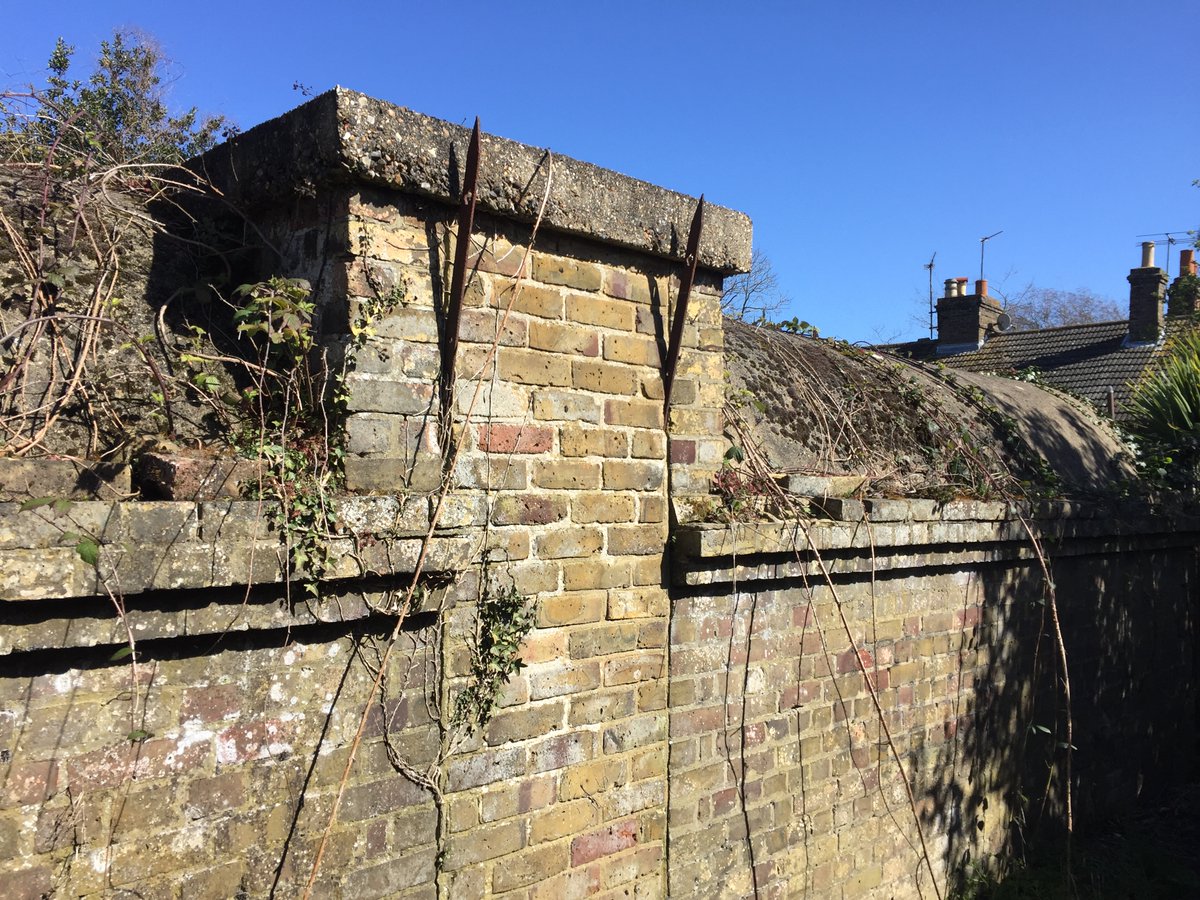 Today’s #festivalofarchaeology exploration is a relatively recent one. It was built within the lifetime of some #Newington residents (not all #archaeology is ancient!). A double air raid shelter can be seen over the wall in Station Passage, between Station Road and Church Lane.