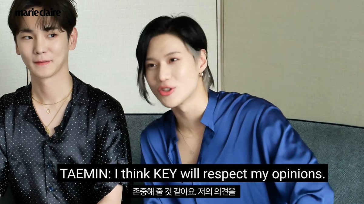 Minho &amp; Taemin saying they want to be born as Kibum's son but the difference in reason is SENDING 😭😭😭