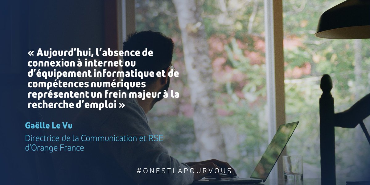 5 millions de personnes en France cumulent précarité #numérique et sociale 💻❌ 

➡️ <a href="/Orange_France/">Orange France</a> propose "Coup de pouce #Livebox", un dispositif qui permet de bénéficier d'un accès Internet-TV-Téléphone, un ordinateur reconditionné et un accompagnement au numérique (1/2)