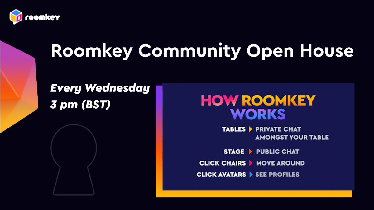 RoomkeyApp's tweet image. Curious to find out more about #RoomkeyApp? Join the #Community Open House - every Wednesday at 3 pm (BST), including today!

Learn about Roomkey, ask your questions, give us feedback and let us know how we're doing 💪

Join: event.roomkey.co/s1garh