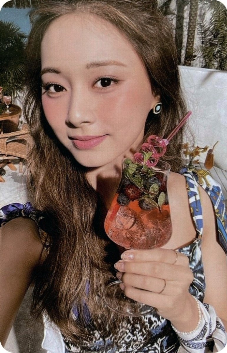 SCAN ] TWICE Tzuyu Taste of Love Alcohol - Free Photocard #TZUYU