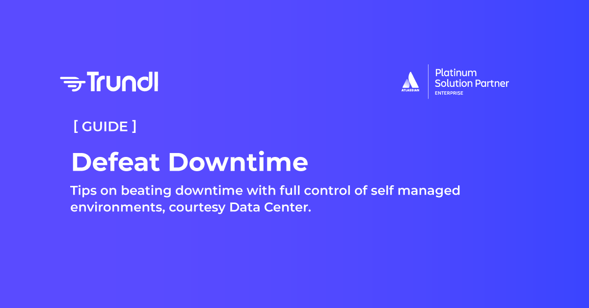 Trundl_inc's tweet image. Fortify your team&apos;s defence against downtime.
Stay in full control over your environment.
At the same time!

Get Pro-tips to beat Downtime: hubs.la/H0SFyRh0

#Trundl #AtlassianPlatinumPartner #AtlassianDataCenter #Downtime