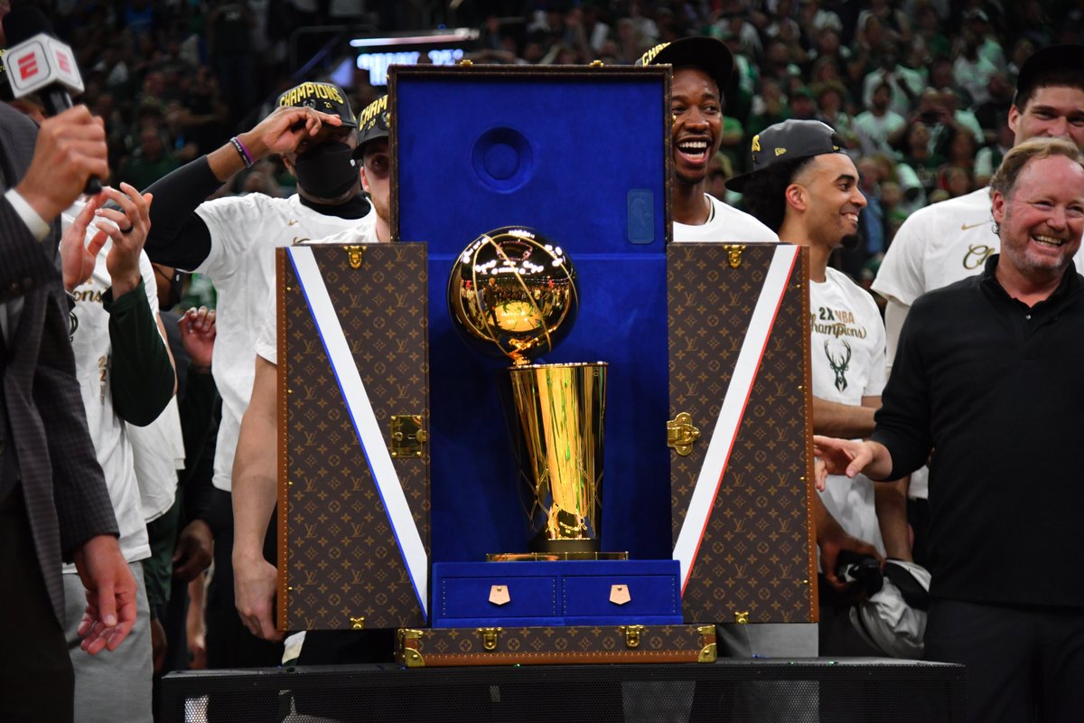 NBA on X: 🤩🏆 The #NBAFinals presented by  TV championship trophy!   / X