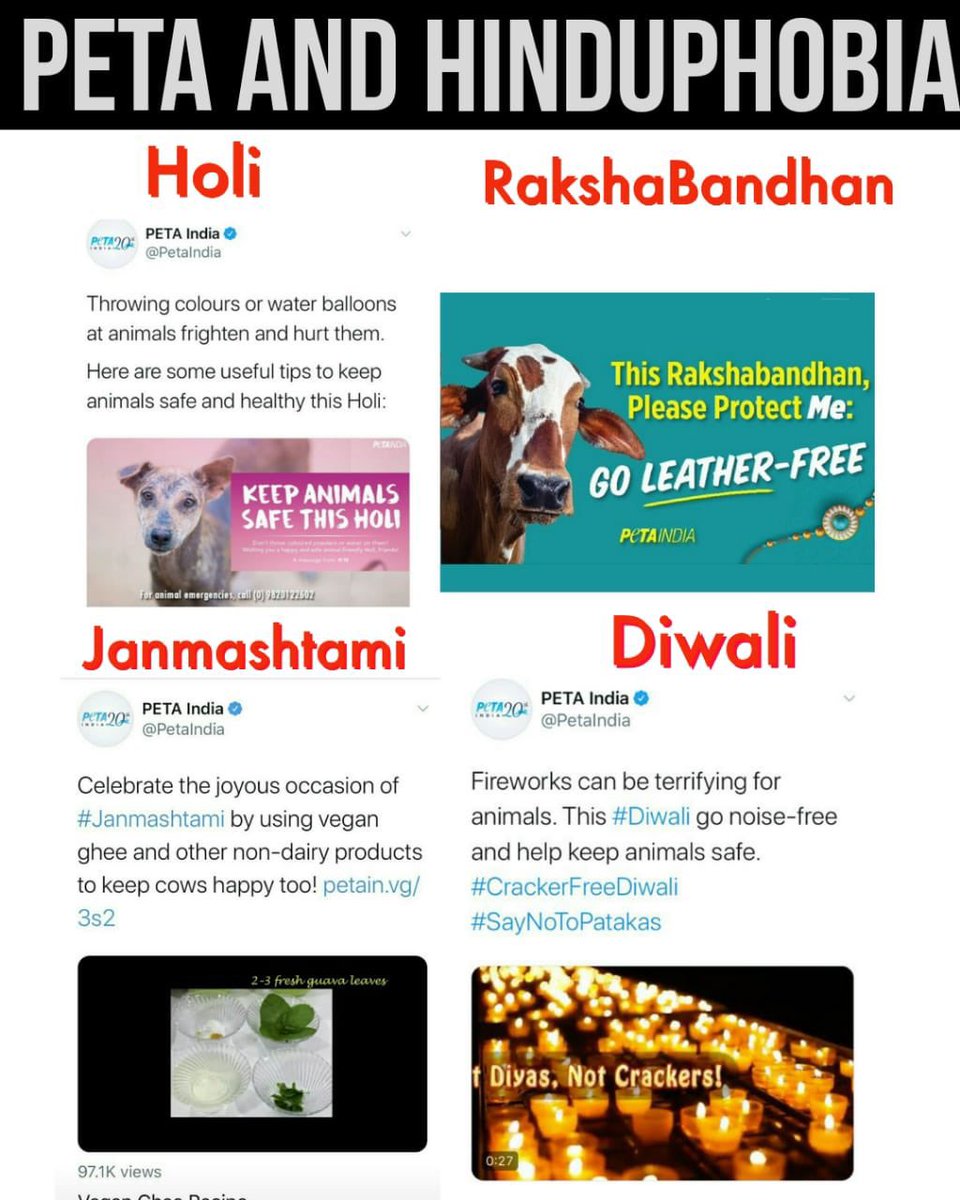 desimojito's tweet photo. Because Hindus are tolerant @peta https://t.co/dYWF9CZrCZ