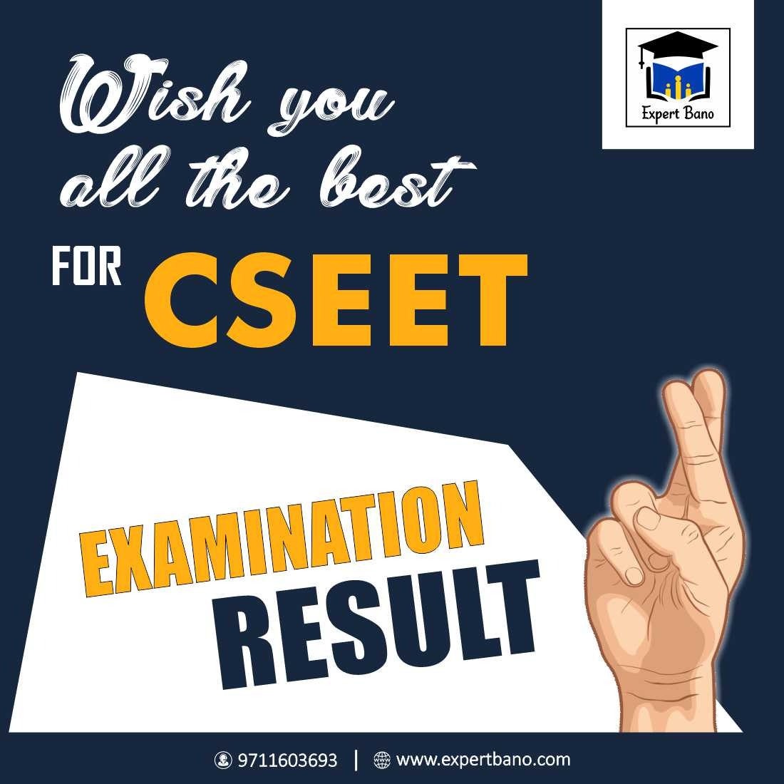 expertbano's tweet image. All the very best for your CSEET result!

#csstudents #cseetexam #CSEXAM #csresult
