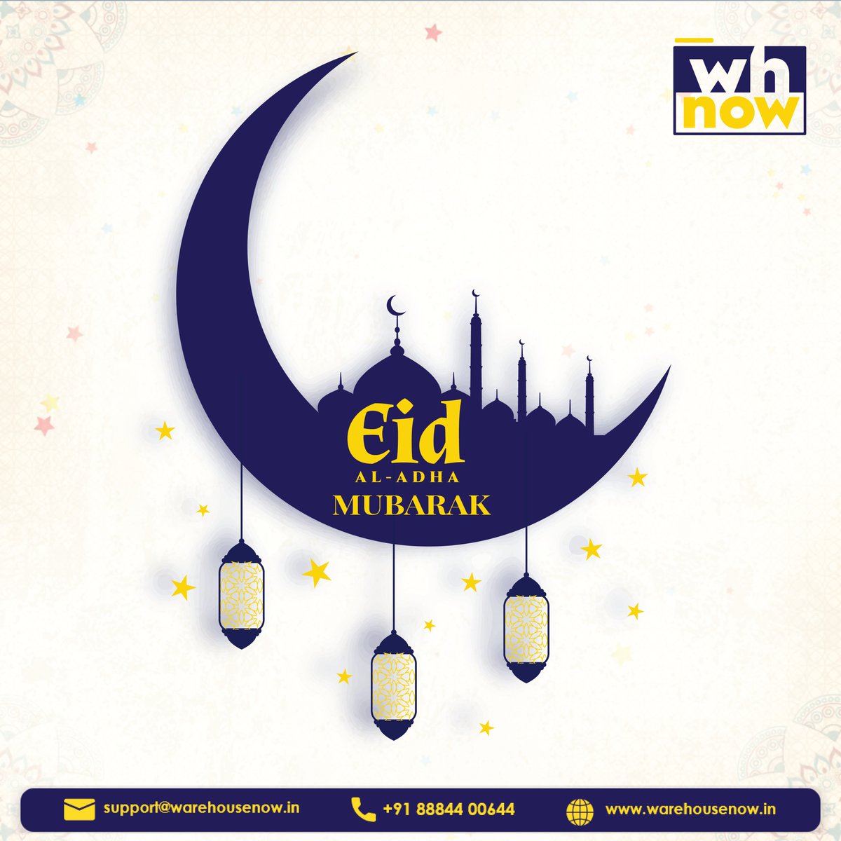 Eid-Al-Adha is a festival that teaches us the spirit of giving. And on this auspicious day Warehouse Now wishes you all a happy Eid-Ad-Adha and desires that the almighty answers all your prayers and bless you with a prosperous life.
#eidmubarak #eidmubarak2021 #supllychain #whnow