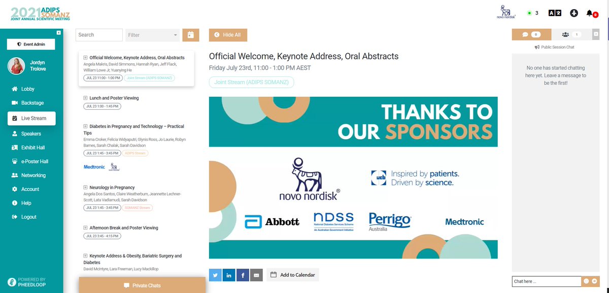 ‼️ 2 days until #ADIPSSOMANZ2021 ‼️

Enjoy a sneak peek of our virtual platform, we think it is pretty good! The ASM includes live streaming of presentations, interactive Q&amp;A, an integrated chat function &amp; on demand viewing for 12 months. 
 
Register now! adips-somanz.org
