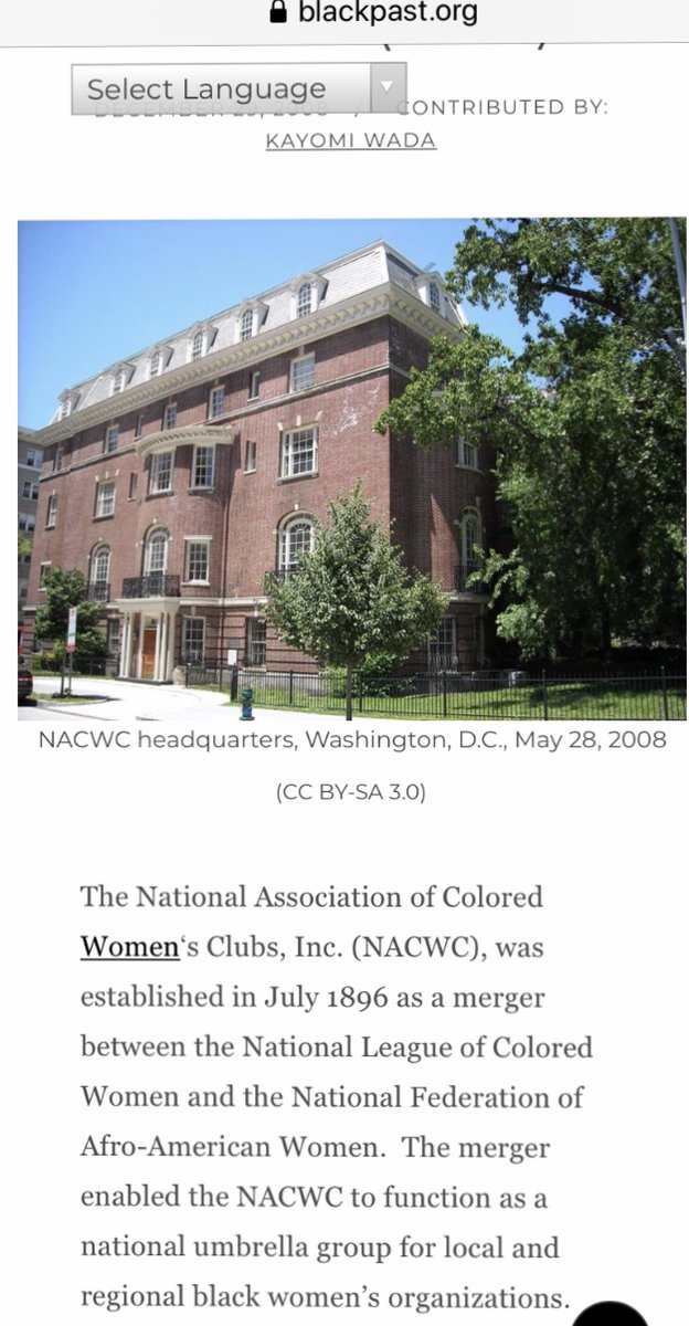 #TodayInBlackHistory 7/21 #MaryChurchTerrell elected as 1st Pres of the #NACWC established in #1896 &amp; set the motto as #LiftingAsWeClimb! Thx <a href="/BlackPastOnline/">BlackPast.org</a>! <a href="/melanin_network/">The_Melanin_Network</a> <a href="/barbs73/">Barbara Arnwine, Esq.</a> <a href="/historianspeaks/">Dr. Stephen G. Hall</a> <a href="/NACWC1896/">NACWC, Inc.</a> <a href="/blkwomenradical/">Black Women Radicals</a> ⁦<a href="/JoslynSymone_/">Jay Bee</a> see:
blackpast.org/african-americ…