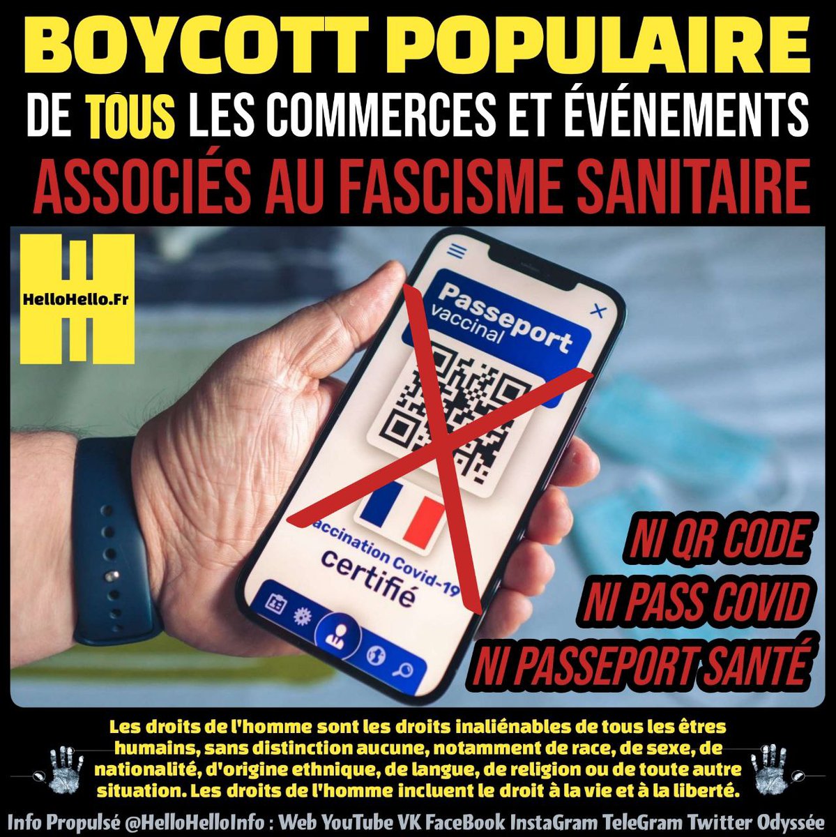 HelloHelloInfo's tweet photo. ☞ #HelloHelloInfo #HelloHelloFrance #Éveil #InfoDuPeuple #LanceurdAlerte #Solidarité #GlobalDebout #ConvergenceDesLuttes #OnVautMieuxQueCa #GiletsJaunes #IntelligenceCollective
➡️ TeleGram
https://t.co/Rg5XNr81Z8
➡️ PAGE V K
https://t.co/6ThZO3eXCJ
A PARTAGER MASSIVEMENT ✊ https://t.co/OTn4BSD8yb