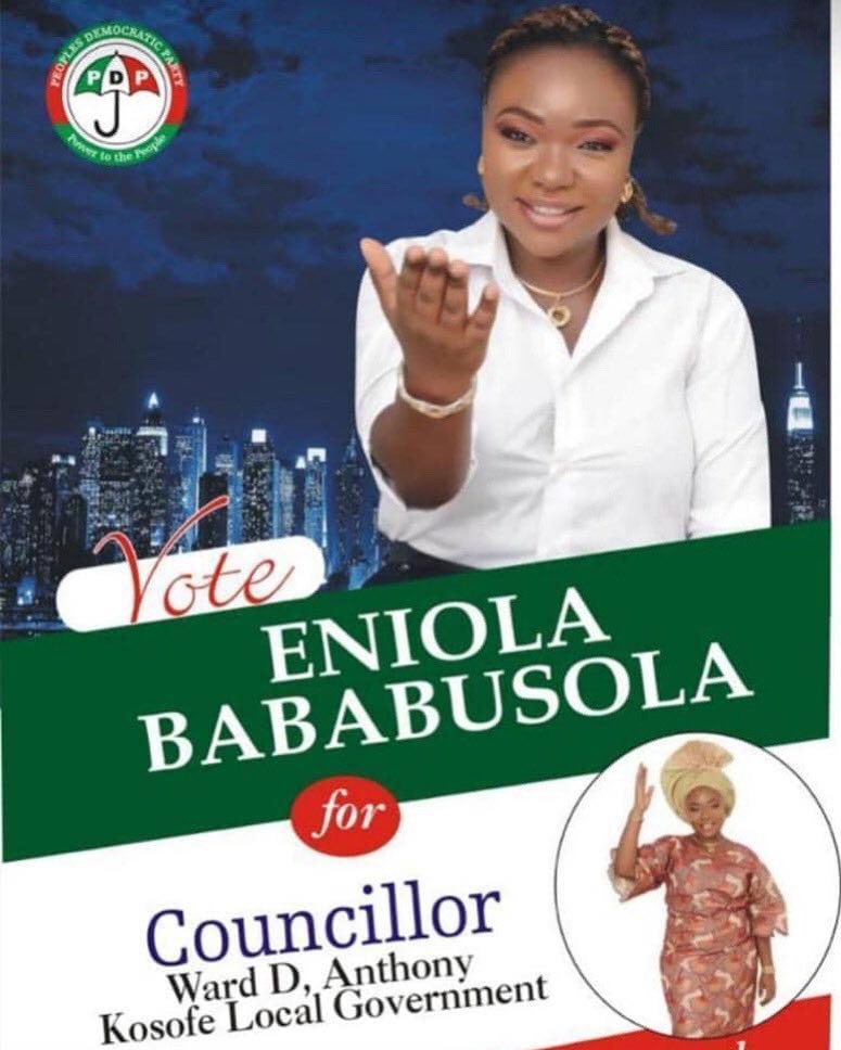 Enifolorunso's tweet photo. I’m your dependable alternative 
You have an option now
Anthony can be better. Please trust me with your votes. https://t.co/Ii63FlguaX