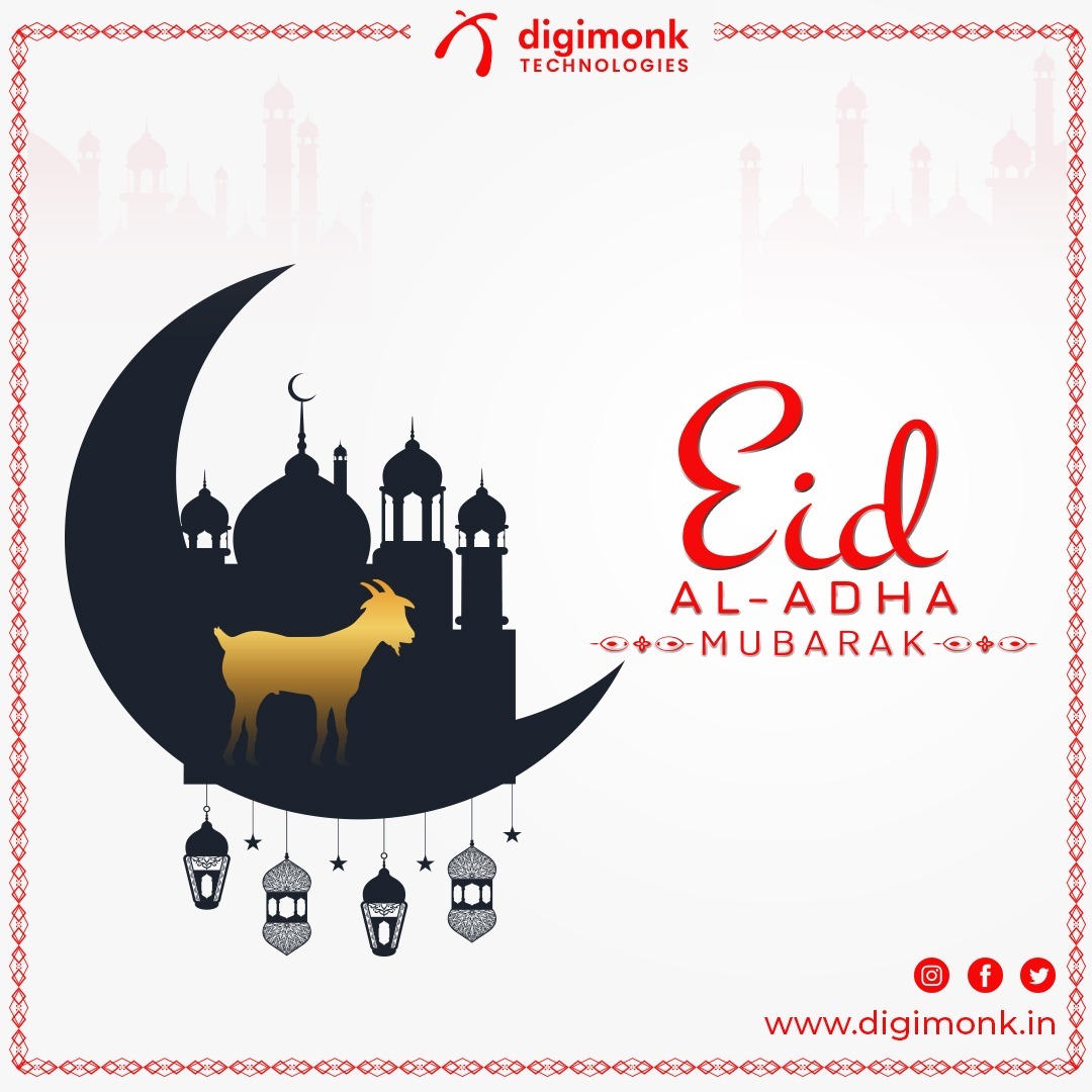TeamDigiMonk's tweet photo. Here's wishing a blessed Eid that will inspire you with courage and strength to help you to win every challenge of life! Eid al-Adha Mubarak.

#EidAdha #EidulAdha #EidMubarak #HappyEid #Eidi #dubai #uae #mydubai #abudhabi #dubailife #usa #kuwait #london #qatar #dubaimall #India https://t.co/LdlYNWziw6