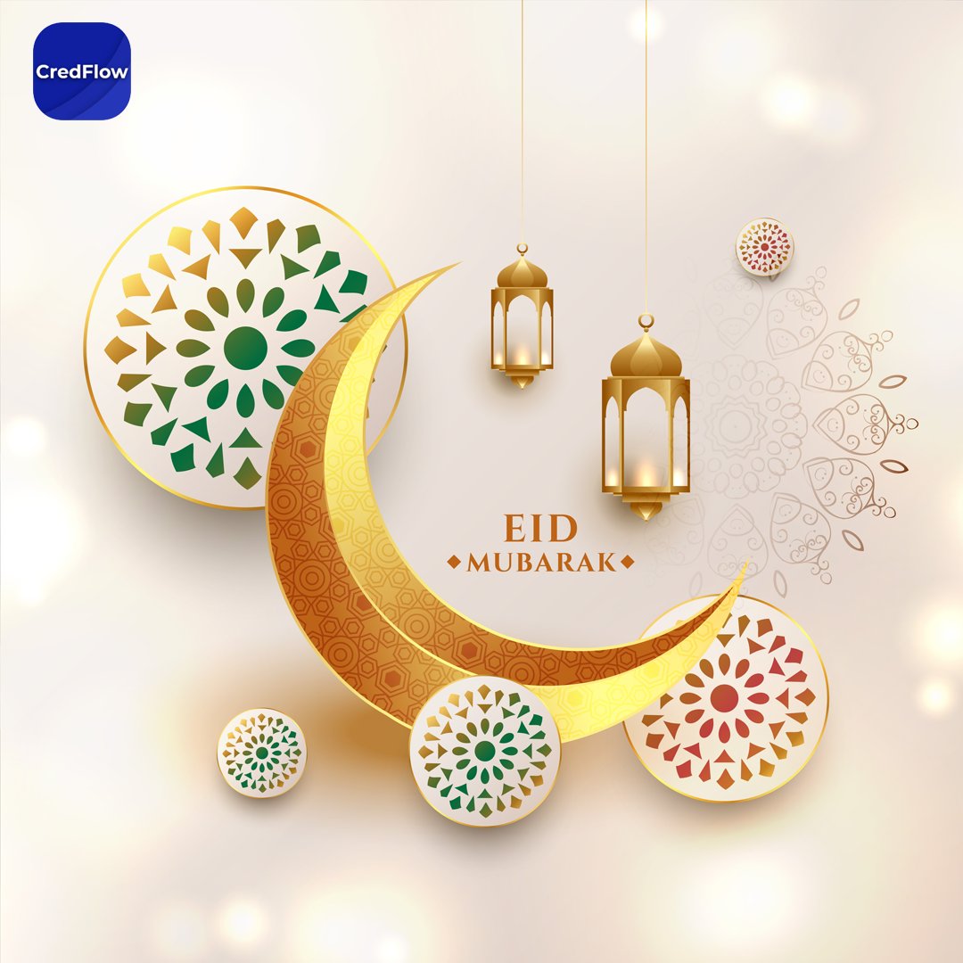 credflowapp's tweet photo. We at @credflowapp Wishing everyone #prosperity and good #health on this auspicious day of #EidAlAdha 🌙

#eidmubarak ✨#Credflow #festival #celebration #celebrations https://t.co/HRdJEUYVhE