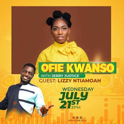 LizzyNtiamoah's tweet image. Join me on  #OfieKwanso with @jerryjustice this afternoon

Ghana's 🇬🇭 No.1 Radio 📻 Station 📡 #adom1063fm
