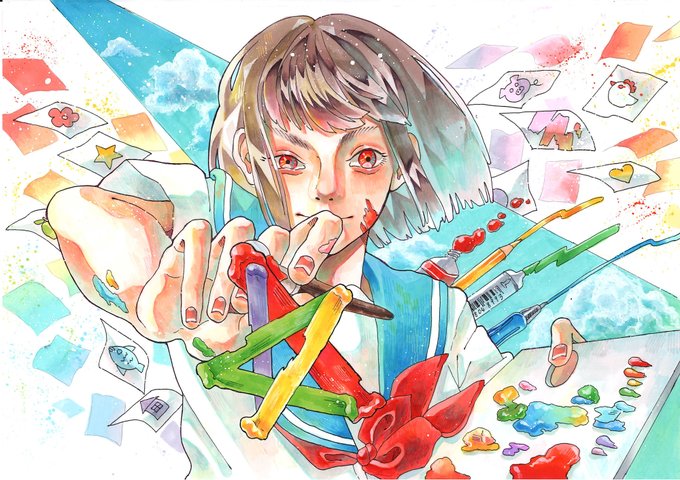 高校生マンガイラストグランプリのtwitterイラスト検索結果