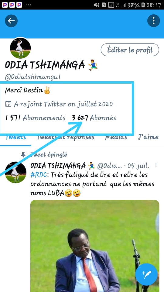 Odiatshimanga1's tweet photo. #RDC: Jour pour jour... une année déjà ça se fête💤💤
Merci infiniment pour les followers et j'aime.
Joyeux anniversaire à mon compte tweeter 🎂🍰🧚🏽‍♂️🤗🤩😘💗

Vos retweets et j'aime=0,0000$😁 https://t.co/r7z3yQCrzm