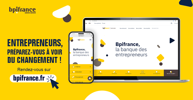 NicolasDufourcq's tweet photo. Le site internet de @bpifrance fait peau neuve !

Entrepreneurs en quête d'informations : pour trouver les réponses à vos questions, découvrir nos actions et solutions, ou accéder à notre réseau, rendez-vous sur 👉https://t.co/gy6IAE1HSN https://t.co/Q8MH9ae9ql