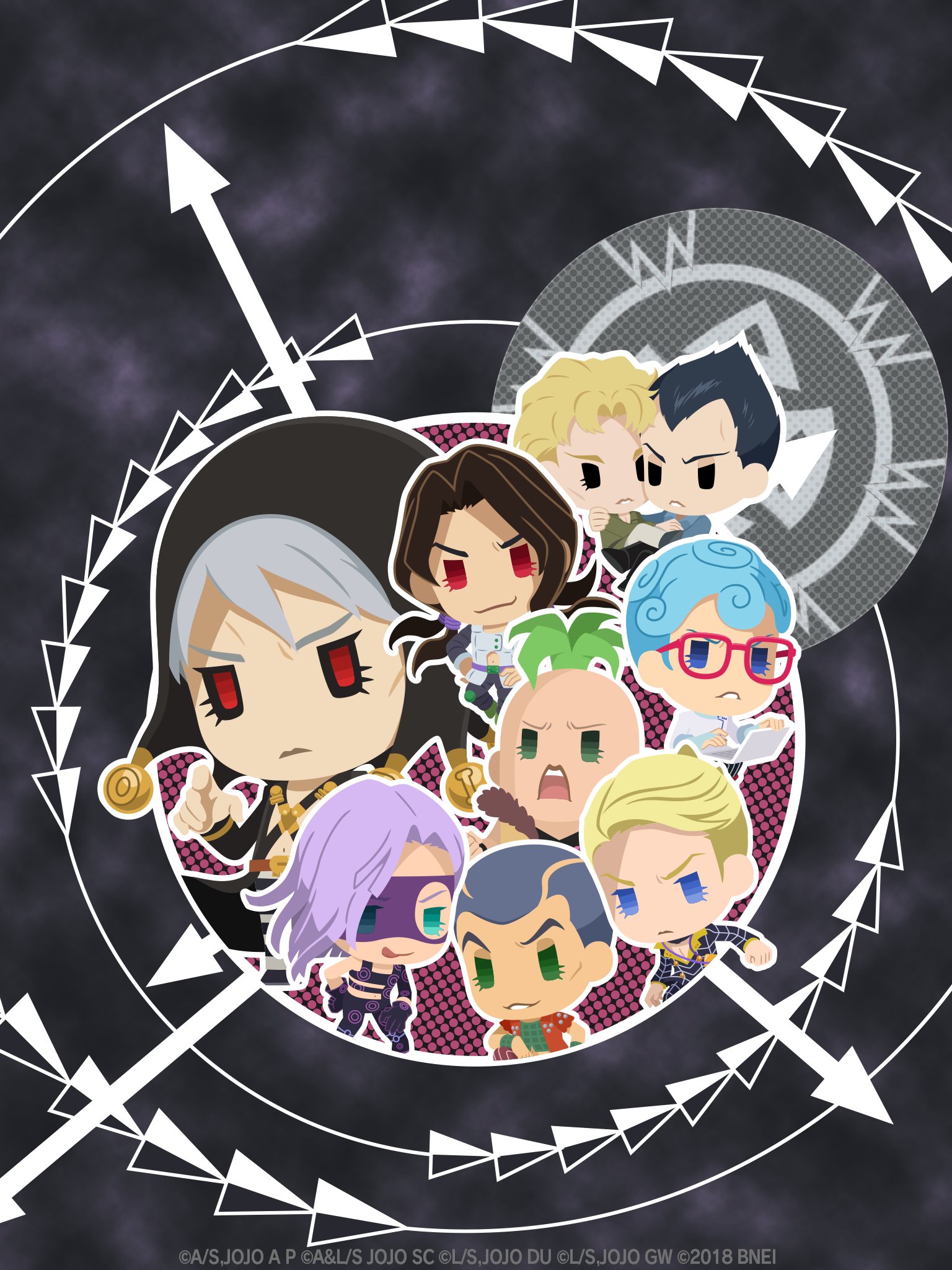 ジョジョのピタパタポップ ジョジョピタ壁紙プレゼント第2弾 ジョジョ ピタを楽しんで頂いている皆様に過去のタイトル画面を模した特製壁紙をプレゼント ぜひダウンロードして スマートフォン等の壁紙としてお楽しみください 二次配布や 個人