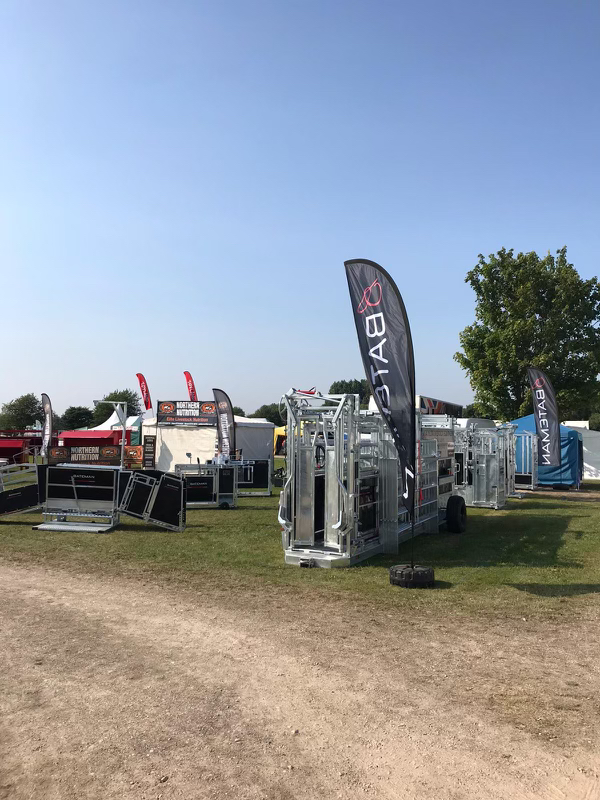 All set up on G J Taylor Livestock Equipment  stand at the <a href="/DriffieldShow/">Driffield Showground</a>
Pop on to their stand (T330) on Wednesday or Thursday to see our products and discuss what we can do for you. 
Our rep James Heath will be there Wednesday to answer any questions you may have for him.