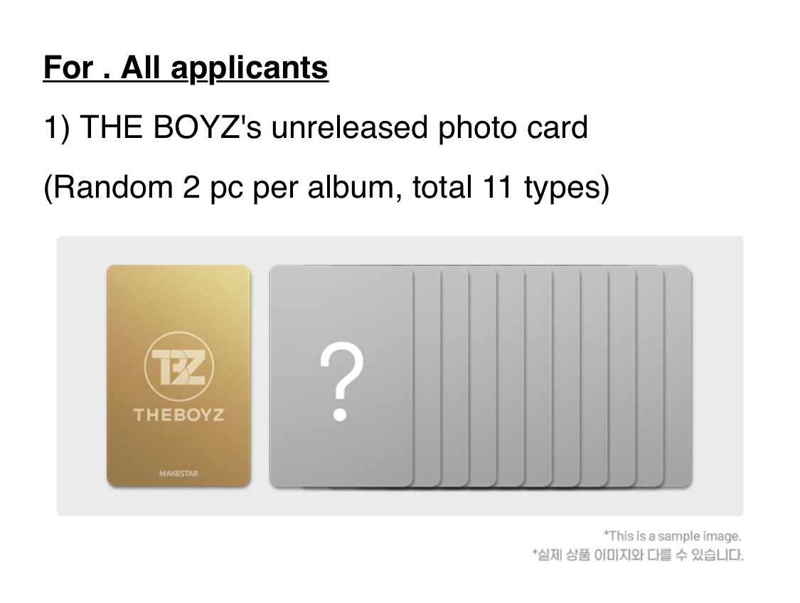 hyunjaemwohae's tweet image. The Boyz pre-order benefit/POB guide based on Chase (so you can prepare for TBZ’s August comeback!)

—a helpful thread;

1.) MAKESTAR
&amp;gt; makestar.co

POB: 
1- random 2 out of 11
2- random 3 out of 11
3- random 3 out of 11