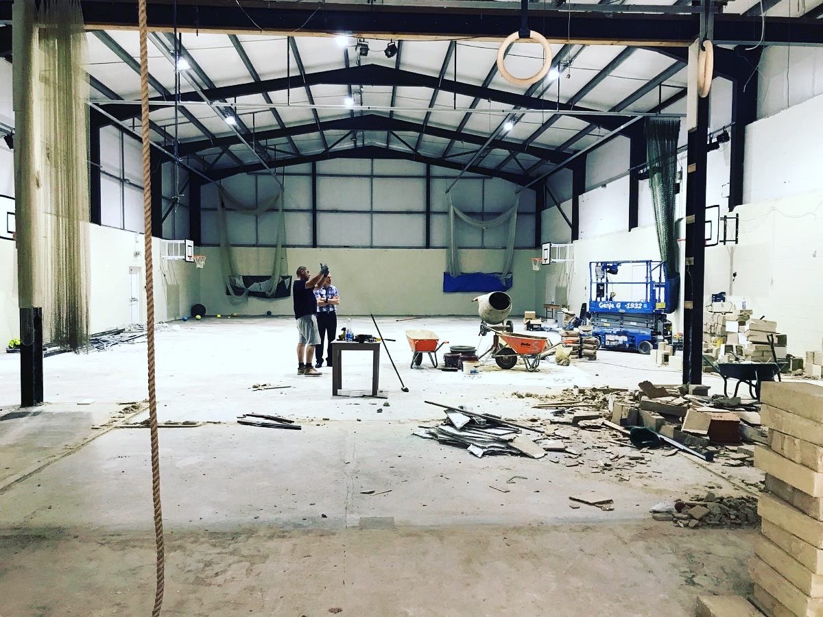 HorrisHill's tweet photo. There are some very exciting developments going on at Horris Hill this summer! Here we can see the old stage in the gym being ripped out and the whole indoor gym being updated… watch this space! 👀 🔨 🦺
.
#school #privateducation #prepschool #investment #prep #development https://t.co/Et7LtWCA5x