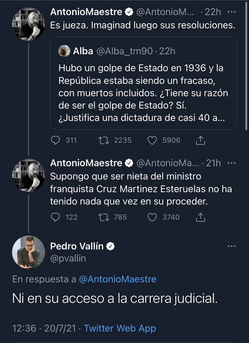 carmelojorda's tweet photo. Las Leyes de Nuremberg impedían a los judíos acceder a muchas profesiones, definiendo quién era judío según la cantidad de progenitores judíos que tuviese. Aquí algunos también quieren limitar el acceso a ciertas profesiones si tu abuelo fue esto o lo otro. Muy democrático. https://t.co/jvrIOgh07Q
