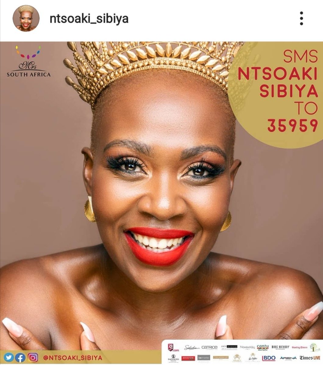Please kindly Vote for Ntsoaki Sibiya🥰 she's one of the top 25 finalist for Mrs South Africa. #Shudu  #Zozi #MissSA #MrsSouthafrica
