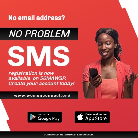 We've made creating an account on #50MAWSP a little easier. No need to have an email address. Sign up via SMS today and access lots of business resources.