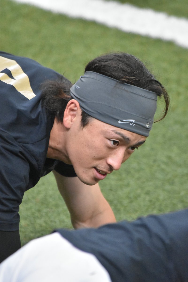 撮り置き】 帽子、バンダナ姿。＃福田周平 選手！ #オリックス