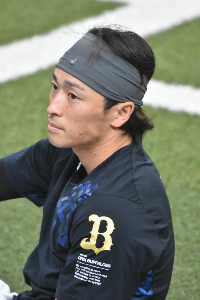 撮り置き】 帽子、バンダナ姿。＃福田周平 選手！ #オリックス