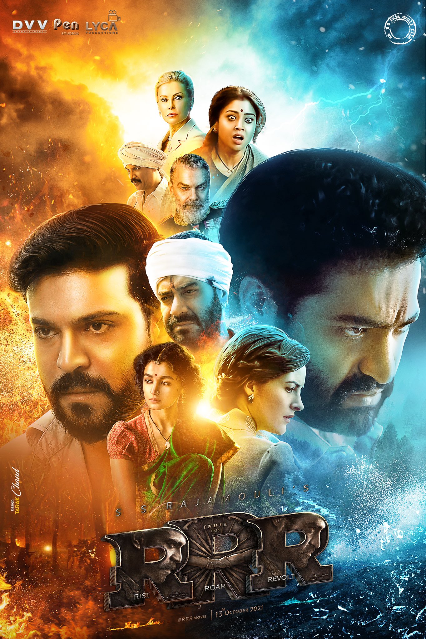 Cine Digital on Twitter: "#RRR The best Fan Made Poster 👌👌 Design:  @TarakChandh #rrr #RRRMovie #KomaramBheemNTR #RoarOfRRR  https://t.co/3syl8R7Xfs" / | Ajay Devgn Per Movie Fees