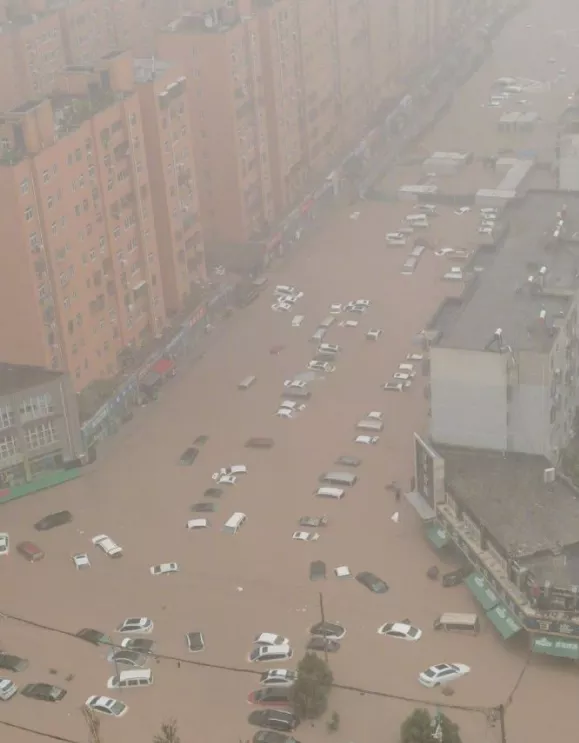 Dramatic climate impacts continue around the world. Zhengzhou in China has seen the highest daily rainfall since weather records began, receiving the equivalent of 8 months of rain in a single day. #COP26