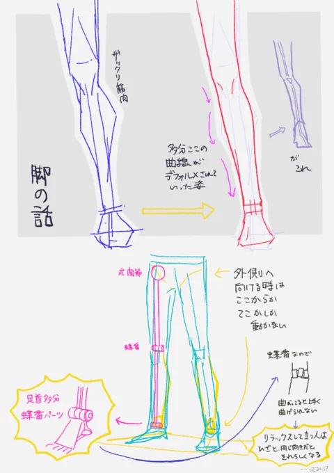脚の話の理解&amp;解釈 